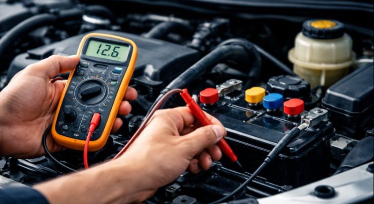Batterie 12V symptômes, test, recharge et remplacement