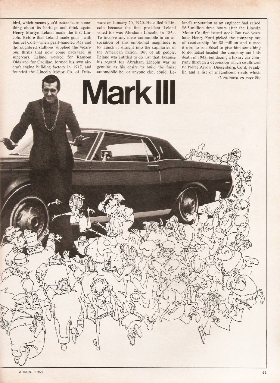 Lincoln Continental Mark III: A Strange Journey Between New York and Washington