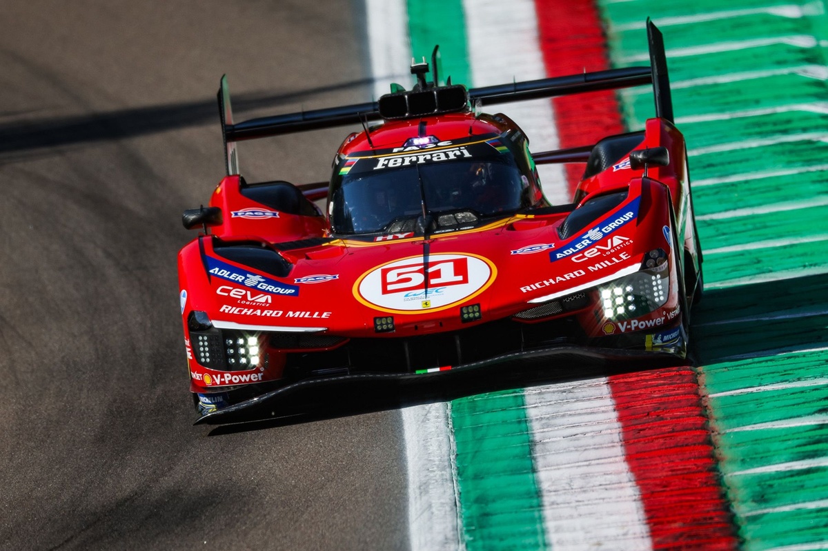 Ferrari Snags Last-Minute Pole at Imola
