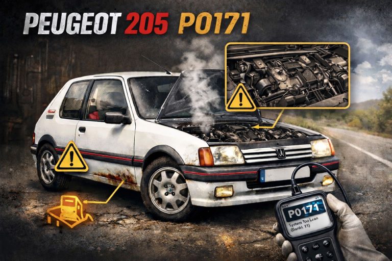 Understanding the P0171 Code on Peugeot 205
