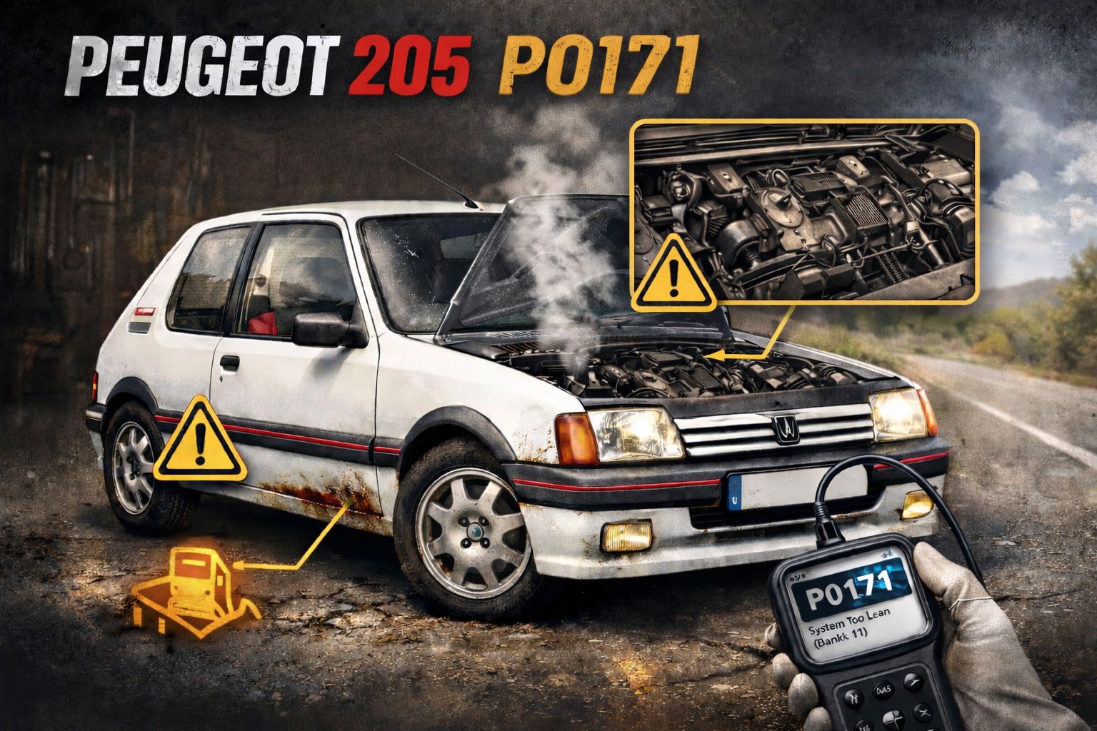 Understanding the P0171 Code on Peugeot 205
