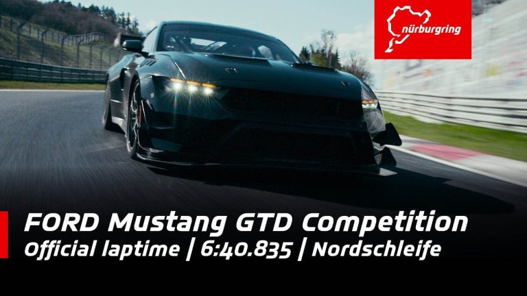 Ford Mustang GTD Smashes Corvette ZR1X Nurburgring Time