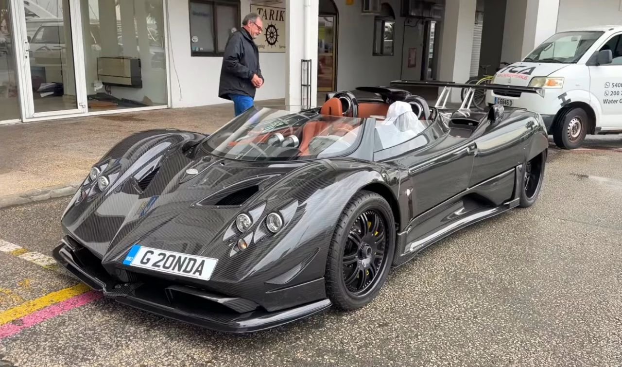 Pagani Zonda HP Barchetta Spotted in Gibraltar