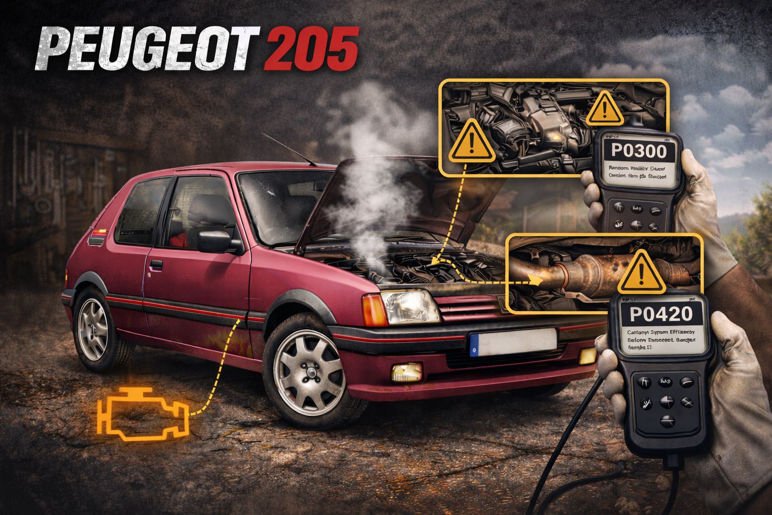 Diagnosing a Peugeot 205's Rough Running Issues