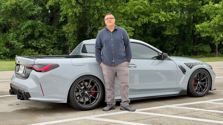 Texas shop turns a BMW M4 into a radical open-bed pickup