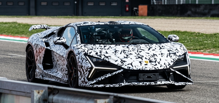 Lamborghini Revuelto SV's V12 Roars at Imola Ahead of Debut