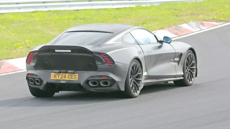 Aston Martin Vanquish Spied at Nürburgring Flaunts New Exhaust Setup