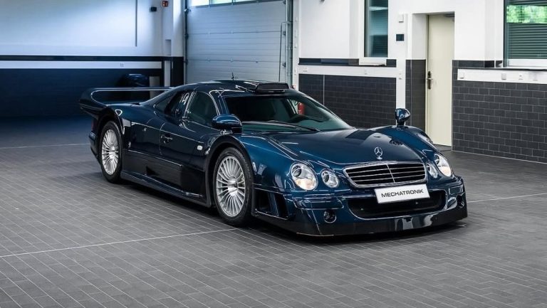 Mercedes CLK GTR: The Only Factory-Built Example in Midnight Blue