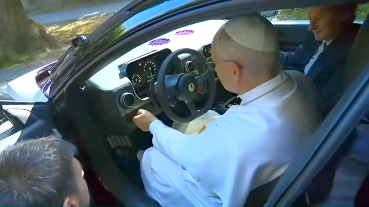 Pope Francis Gets Behind the Wheel of Ferrari's First Electric Supercar…