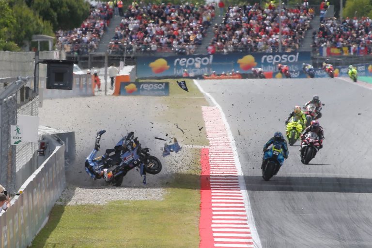 MotoGP: Alex Marquez Walks Away From Terrifying 200+ MPH Crash, Calls…
