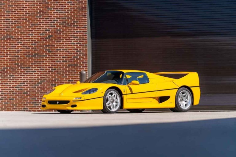Rare Yellow Ferrari F50 Hits the Auction Block in Monterey