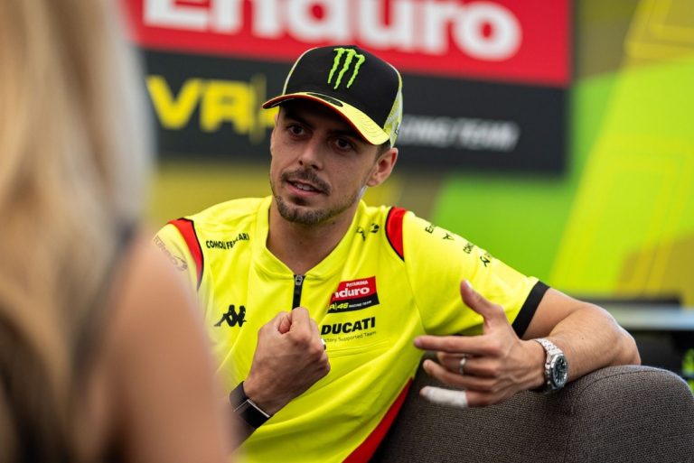 MotoGP Rider Di Giannantonio Undergoes Finger Surgery, Eyes Brno Return