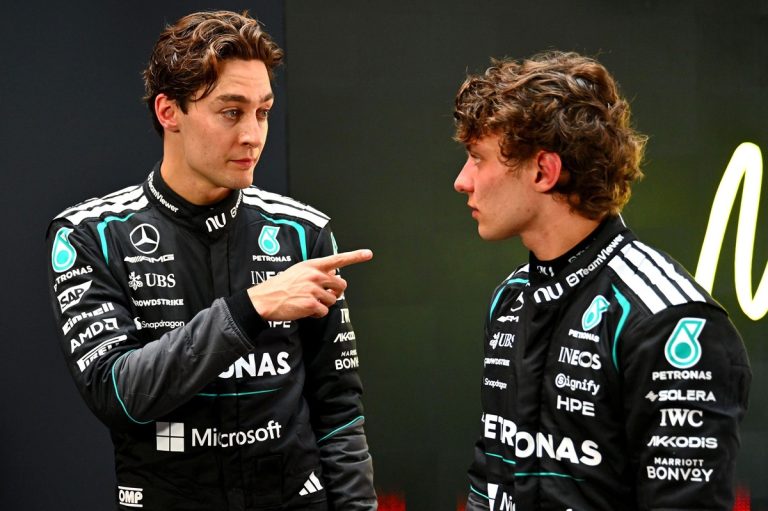 F1: Antonelli plays coy as Russell tries to shift pressure in Mercedes'…