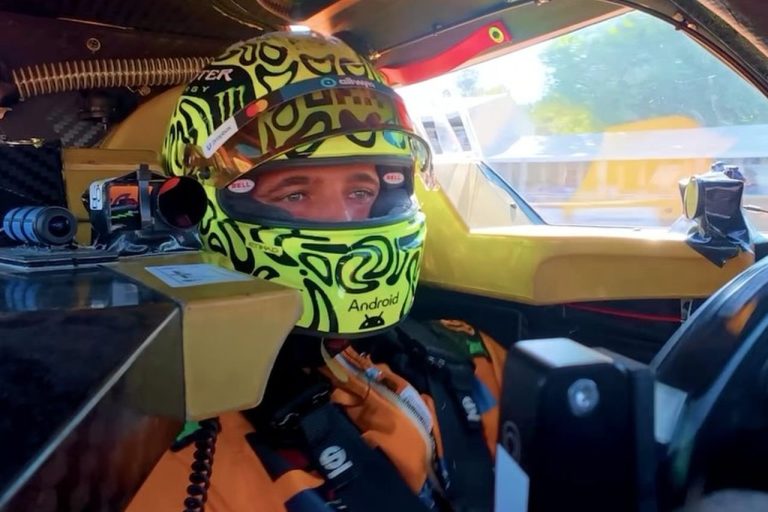 Lando Norris Samples McLaren’s Future Hypercar: The MCL-HY Roars at Goodwood
